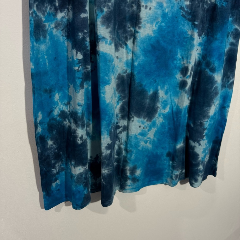 LOGO by‎ Lori Goldstein Benni Beach to Street Tie-Dye Midi Skirt Large Beachy - Picture 9 of 12
